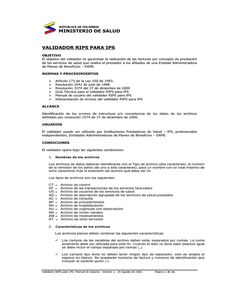 Manual validador rips pdf