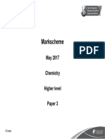 Markscheme: May 2017 Chemistry Higher Level Paper 3