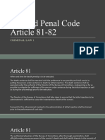 Revised Penal Code Art 81-82