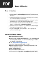 1.react JS Basics