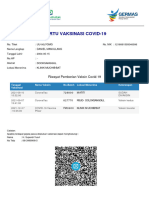 Kartu Vaksinasi Covid-19: Riwayat Pemberian Vaksin Covid-19