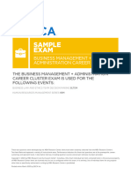 63fcd07944a334407623792f HS Business Management Cluster Sample Exam 23