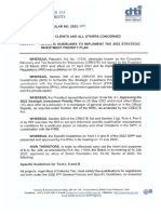 Memo Circular No. 2022-007 Specific Guidelines To Implement The 2022 SIPP - 1663048050