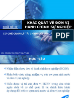Chu de 0 - Khai Quat Don Vi HCSN