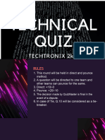 Technical Quiz Mains