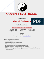 KARMA VE ASTROLOJİ-Konuşmacı-C.OELMANN