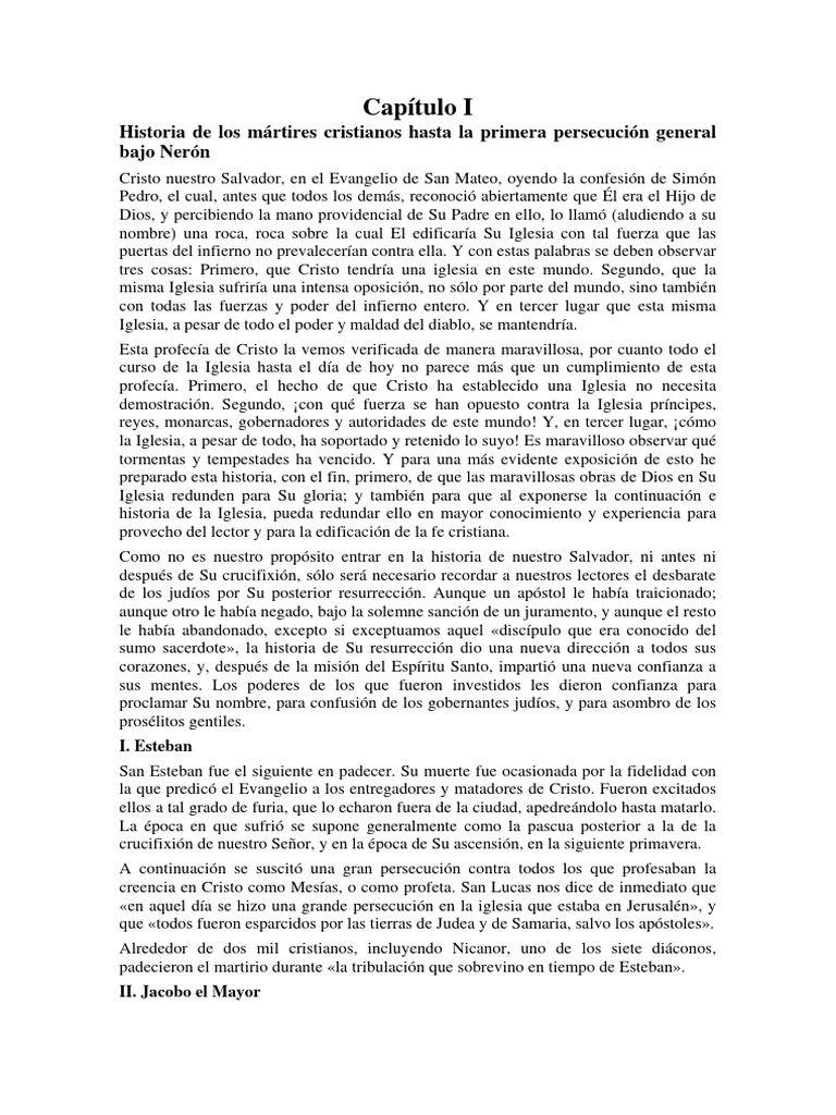 El Libro de Los Martires Descargar gratis PDF San Pedro Jesús