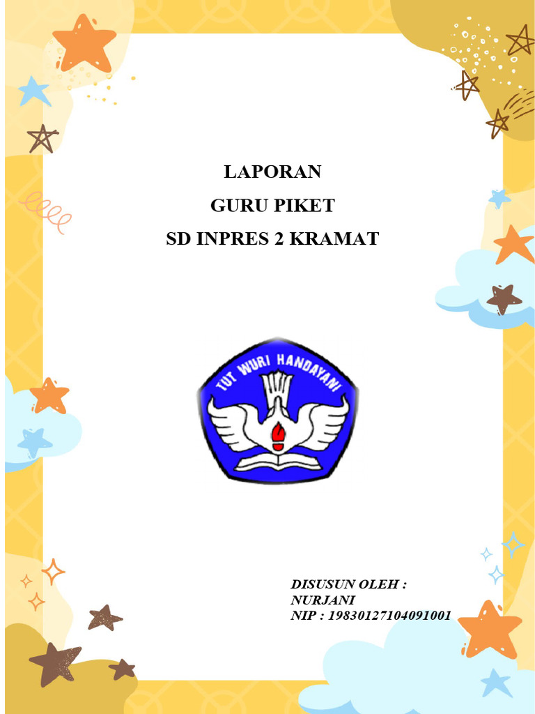 Laporan guru piket sd pdf