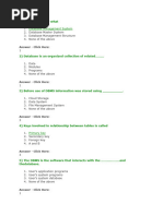 Database Management System: Answer - Click Here