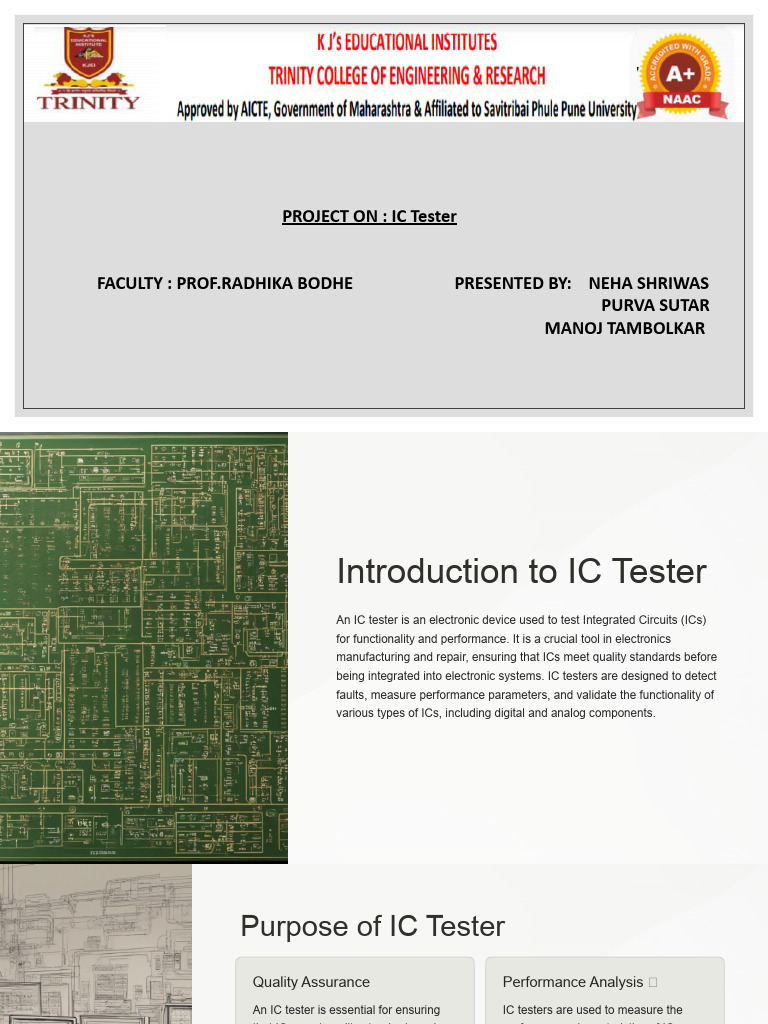 Ic Tester | PDF | Software Testing | Integrated Circuit