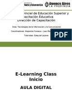 1. Inicio E-learning Class