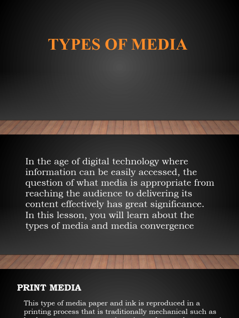 Media & Information Lesson 3 | PDF | Mass Media | Multimedia