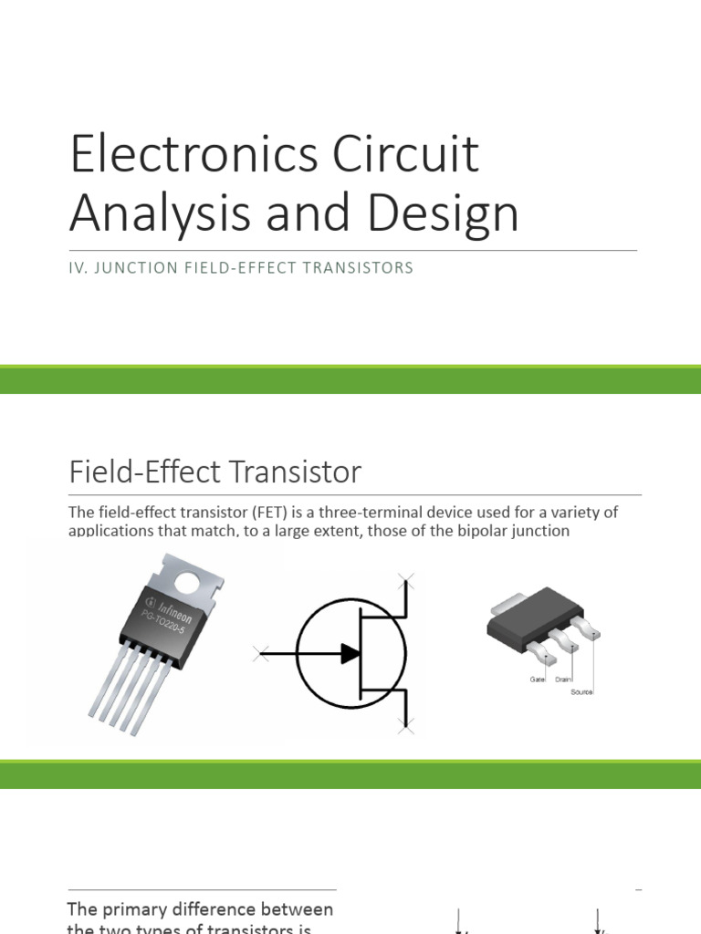 JFET Analysis and Design Overview | PDF | Field Effect Transistor ...