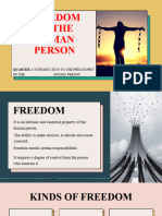 Freedom of The Human Person