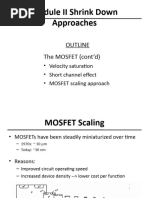 Module II Shrink Down Approaches