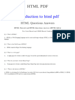 Introduction To HTML PDF Download TechCBSE