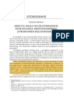 IMPACTUL ANULUI 1812 ÎN ISTORIOGRAFIA BASARABEANĂ 