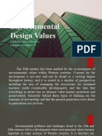 Environmental Design Values