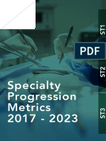 Specialty Progression Metrics 2017 - 2023