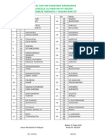 Jadwal Daftar Konsumsi Ramadhan