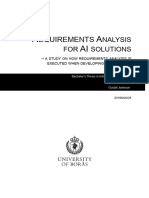 Requirements Analysis For Ai Solutions Author Anton Olsson and Gustaf Joelsson