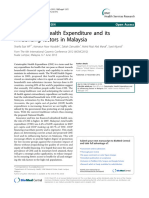 Catastrophic Health Expenditure and Its Influencing Factors in Malaysia