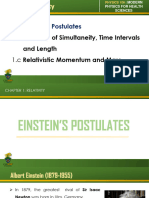 Einsteins Postulate