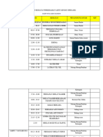 Schedule Acara Perlang