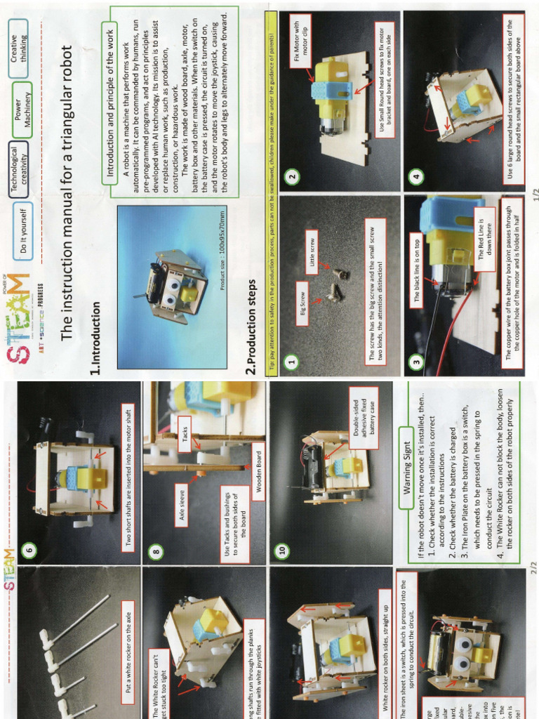 Robot Instructions | PDF