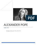 03.2 - Alexander Pope - The Rape of The Lock