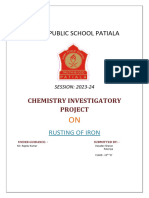 Chemistry Investigatory Project