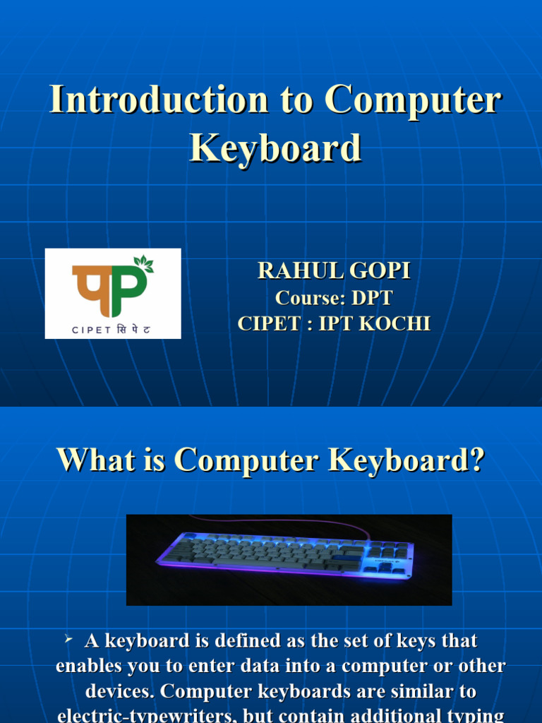 Introduction To Computer Keyboard | PDF | Computer Keyboard | Typewriter