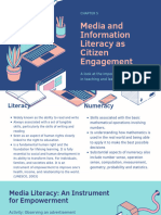 Media and Information Literacy As Citizen Engagement