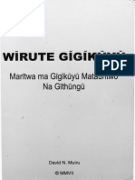 Wĩrute Gĩgĩkũyũ. Lets Learn Kikuyu (Muiru David N.) 