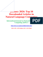 January 2024: Top 10 Downloaded Articles in Natural Language Computing