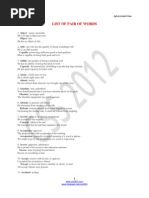 Download List of Pair of Words by The CSS Point SN70288992 doc pdf