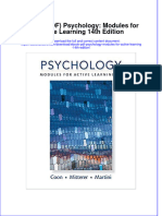 Full Download Ebook PDF Psychology Modules For Active Learning 14th Edition PDF