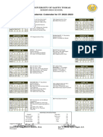 Academic Calendar SY 2022 2023 As of 02.09.2023