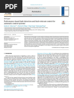 Performance-Based Fault Detection and Fault-Tolerant Control For Automatic Control Systems