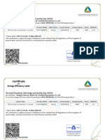 B.Reg.-Top Discharge VRF SASO Certificates