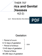 Bovine Abortion - Non - Infectious Causes