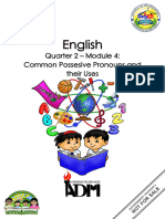 English3 q2 Mod4 Common-Possesive-Pronouns