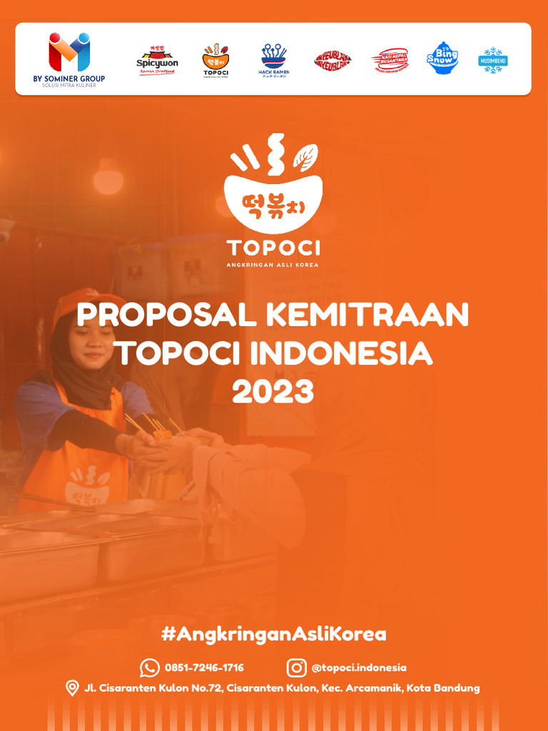 Kemitraan Topoci: Angkringan Korea Halal | PDF