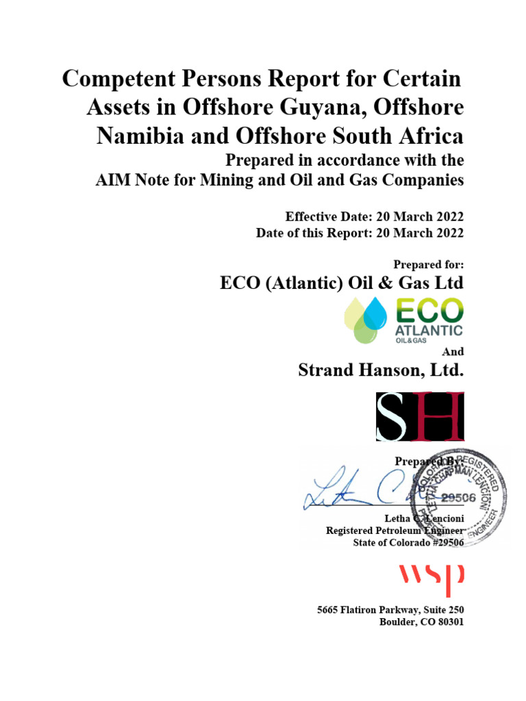 AIM2022CP ECO Report Final 3 22 2022 | PDF