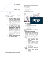 ULANGAN BAHASA INDONESIA PELAJARAN III Dan IV