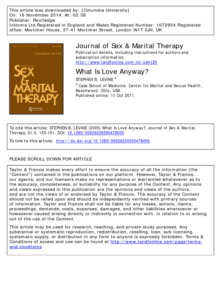 What is love anyway pdf