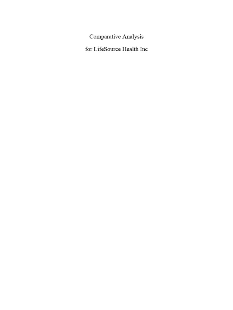 Comparative Analysis | PDF