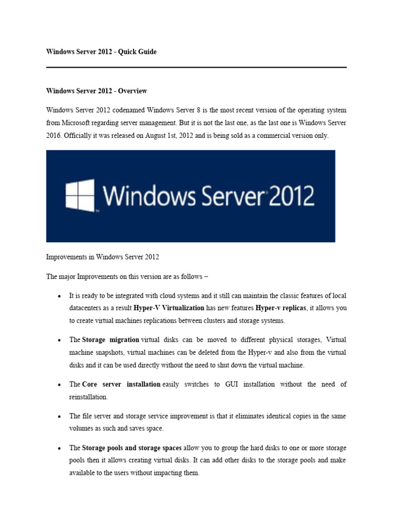 Windows Server 2012 PDF Ip Address Hyper V