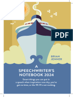 A Speeechwriter's Notebook 2024