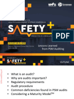 Process Safety Management Audit